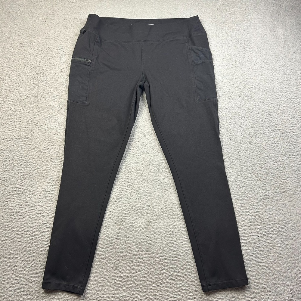 Carhartt Leggings Womens Black Force Lightweight Fitted Utility Pocket Large